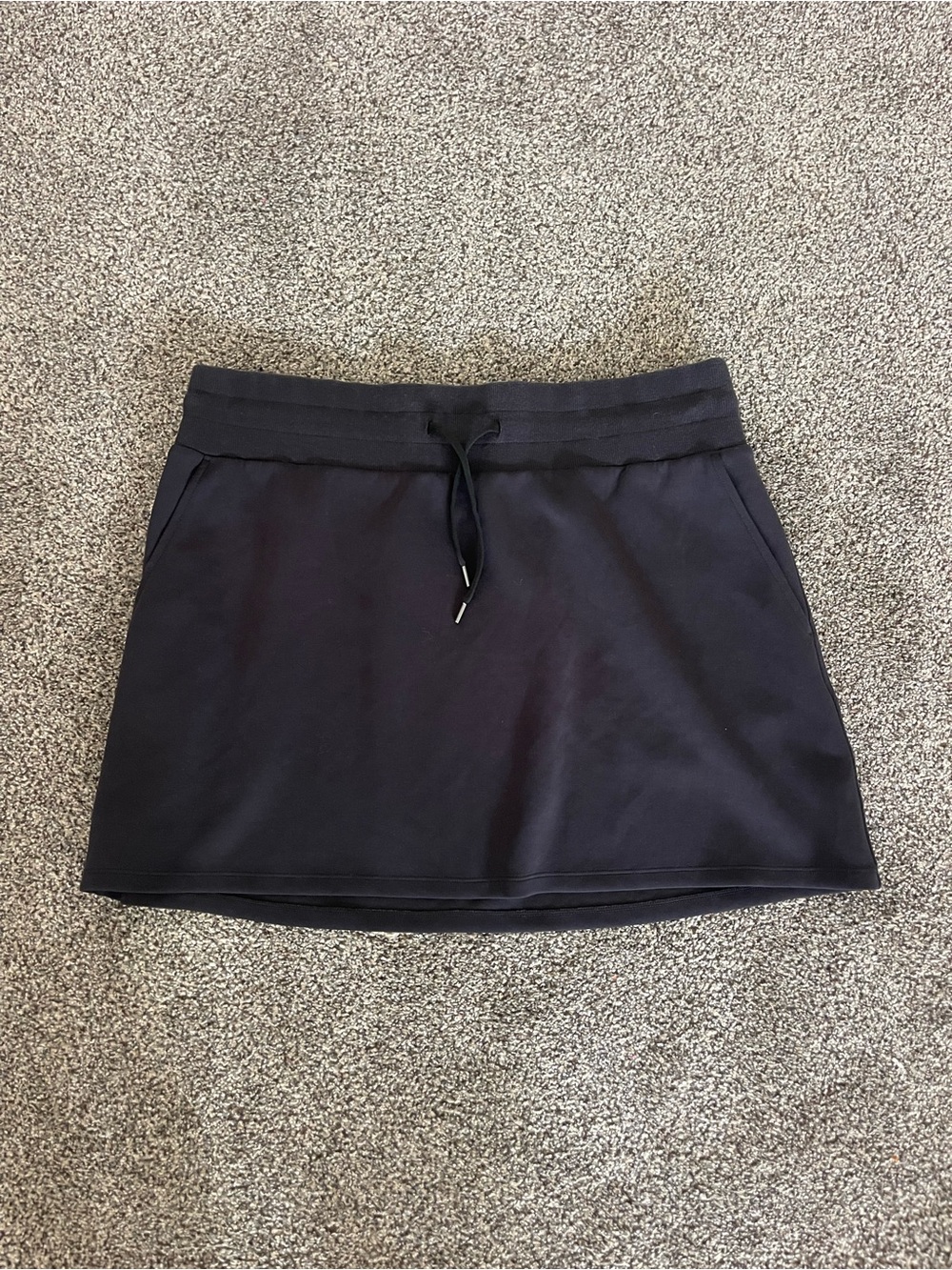 Amazon Black Pull-On Mini Skirt with Drawstring